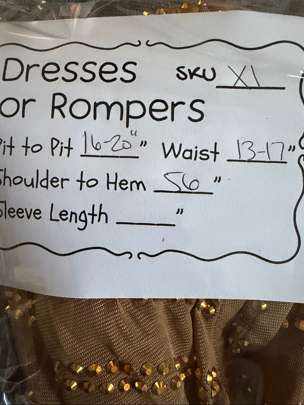 NWOT Gold Halter Maxi Dress with Bead Detailing, See Through, Small - Picture 8 of 8